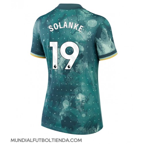 Camiseta Tottenham Hotspur Dominic Solanke #19 Tercera Equipación Replica 2024-25 para mujer mangas cortas